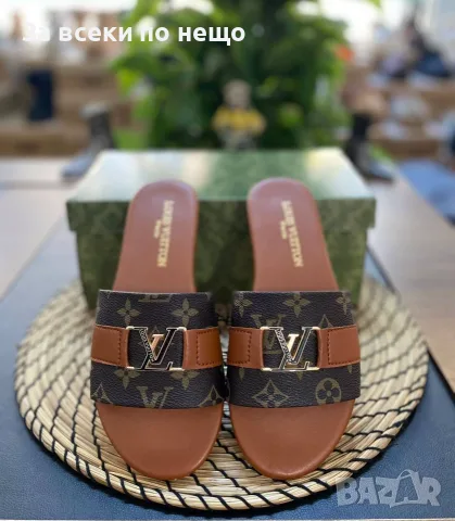 Louis Vuitton Дамски Чехли Луис Витон - Различни Цветове Код SEM-416, снимка 3 - Чехли - 55867846