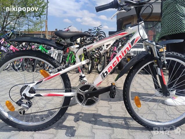 SPRINT Велосипед 24" Bachini Speed FSP бял.червен