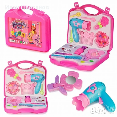 Детски козметичен комплект в куфарче