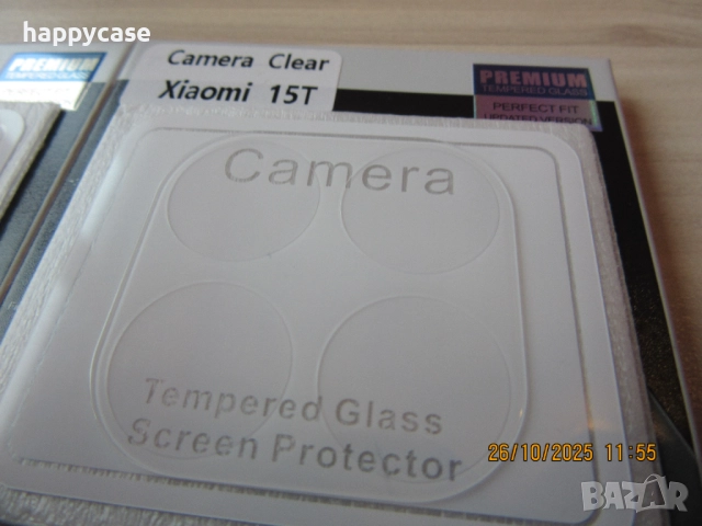 Xiaomi 15T Pro / 15T / 15 / 3D 9H Стъклен протектор за камера, снимка 10 - Фолия, протектори - 49744305