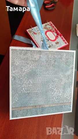 Ръчно направен албум за снимки,в кутия със същия принт:)), снимка 10 - Декорация за дома - 48401468