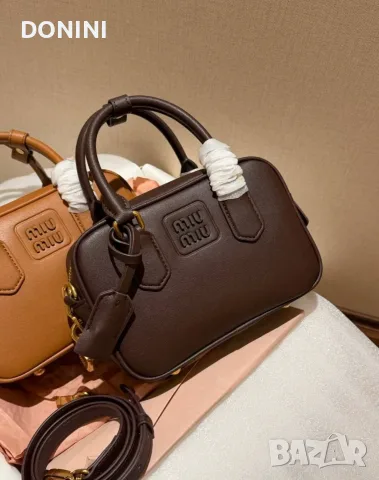 Miu Miu Belair Дамска чанта дамска чанта, кожа, снимка 6 - Чанти - 55930732