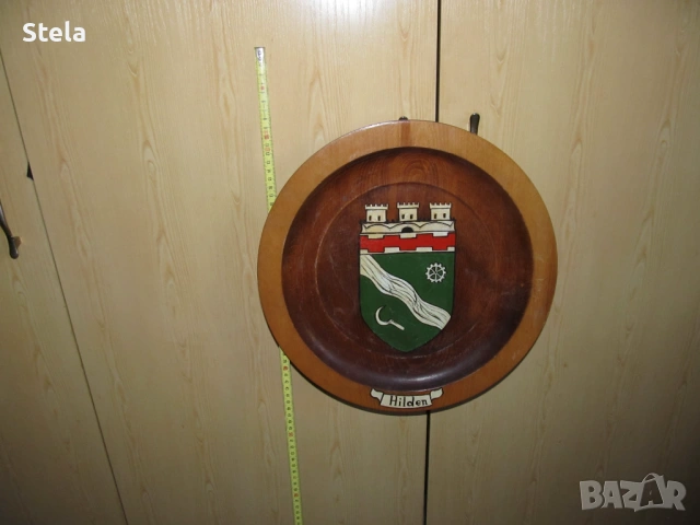 Голяма дървена чиния - сувенир, снимка 2 - Декорация за дома - 53820376