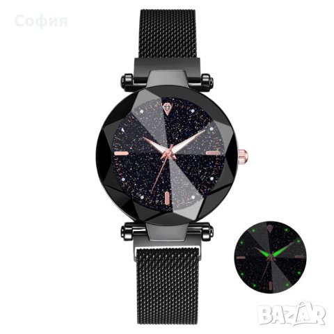 Луксозен дамски часовник „звездно небе“ тип гривна, снимка 2 - Дамски - 44233123