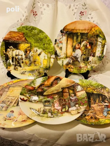 порцеланова чиния за стена , снимка 1