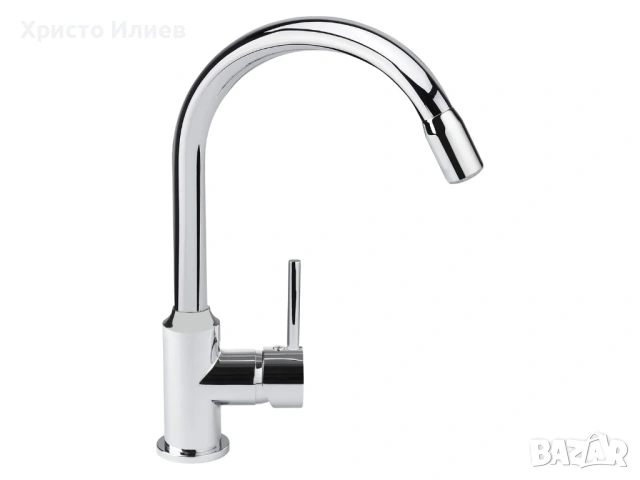 LED смесител за кухненска мивка въртящ се на 360 Хром, снимка 6 - Смесители - 53822159