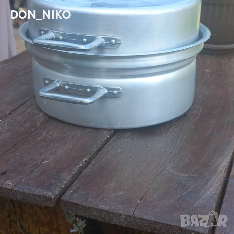Алуминиев съд за Запарване, снимка 3 - Съдове за готвене - 41630996