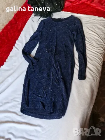 рокля лъскави нишки