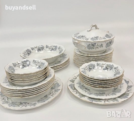 Колекционерски сервиз Royal Albert, Silver Maple, снимка 11 - Сервизи - 53350106