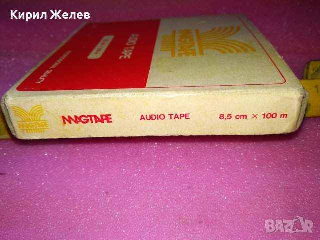 MAGTAPE AUDIO TAPE HI-FI PROFESSIONAL QUALITY MADE in USA Стара РОЛКА ЛЕНТА за МАГНЕТОФОН 29248, снимка 4 - Антикварни и старинни предмети - 44147671