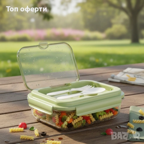 Кутия за обяд Cheffinger с 3 отделения, снимка 2 - Кутии за съхранение - 53179302