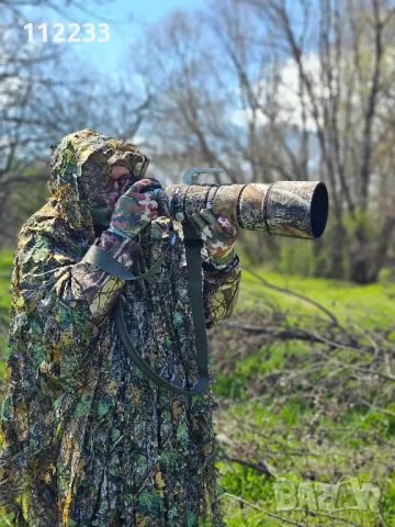 3D камуфлажно пончо с листа , снимка 2 - Чанти, стативи, аксесоари - 49367310