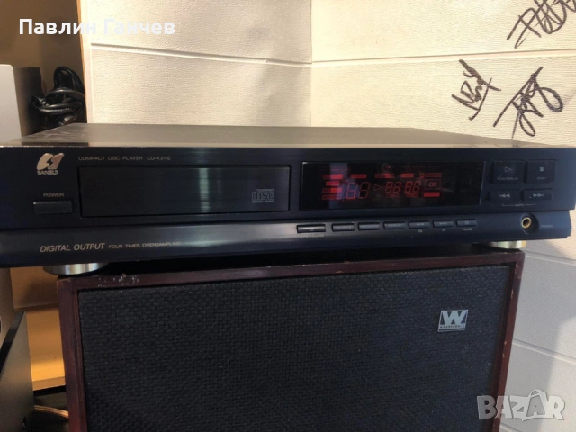 SANSUI CD-X211E TDA1541A-R1 – SAA7220P/A Диск плеър, снимка 2 - Ресийвъри, усилватели, смесителни пултове - 53002977