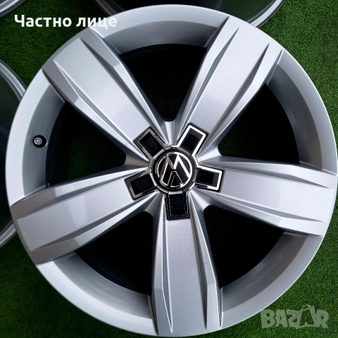 Продавам 4бр оригинални 17-ки джанти за Фолксваген Пасат,Тигуан, Туран, Шаран, Голф , снимка 2 - Гуми и джанти - 52651432