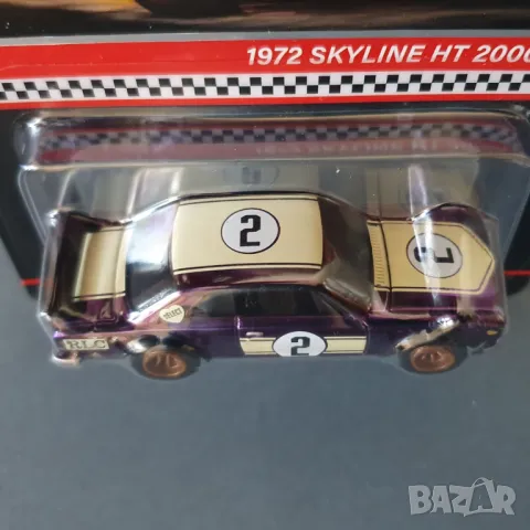 Hot Wheels количка RLC 1972 Nissan Skyline HT 2000 GT-R лилав, снимка 5 - Колекции - 49038375