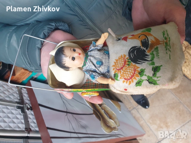стара метална играчка /кукла в метална детска количка / , снимка 15 - Колекции - 53872323