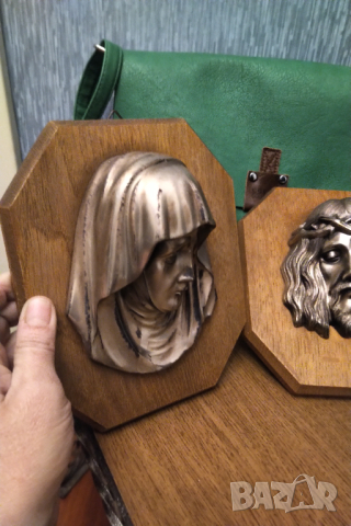 Икони Пана масивно дърво ,мед ръчна изработка ., снимка 7 - Икони - 44658967