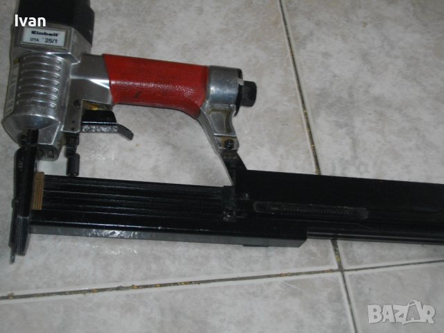 GS/KRAFT WERKZEUGE/EINHELL/PARKSIDE-Пневматичен Професионален Такер-Голям-Комбиниран-Скоби/Пирони/Иг, снимка 14 - Други инструменти - 39978311