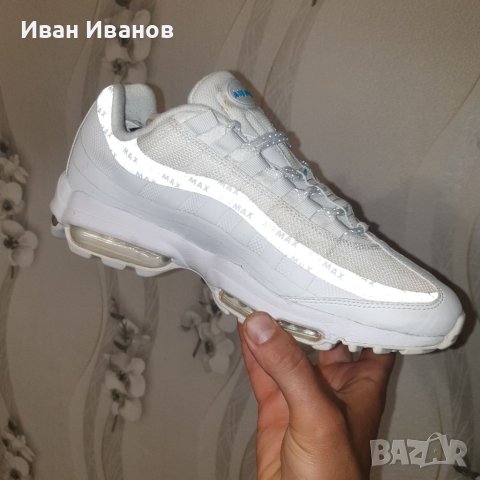 оригинални маратонки  NIKE AIR MAX 95 ULTRA White  номер 42-42,5, снимка 9 - Маратонки - 40186263