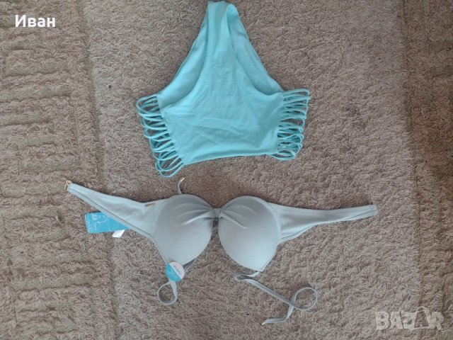 Нов бански в светло синьо , снимка 4 - Бански костюми - 41910592