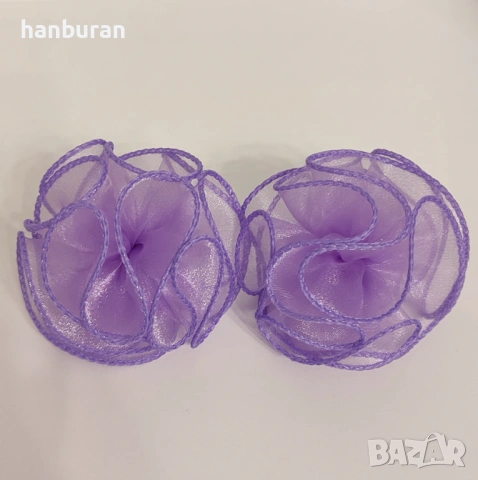 Лилави кордели, панделки за коса, снимка 4 - Други - 39897776