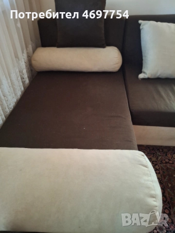 Холов ъгъл, с опция за легло и ракла, снимка 3 - Дивани и мека мебел - 52957247