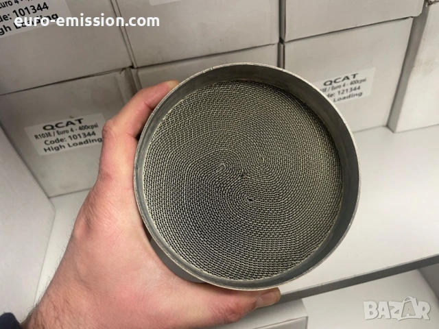 Метален Субстрат за Катализатор Φ120 (Пита) ЕВРО 4 - QCAT 400 Клетки - High Loading, снимка 2 - Части - 53720147