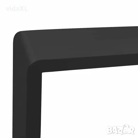 vidaXL Стенни кубични рафтове, 3 бр, черни, МДФ, снимка 8 - Етажерки - 56146815