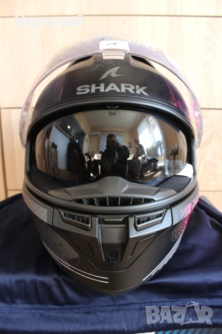 Каска Shark D-Skwal 3 Mayfer, снимка 3 - Аксесоари и консумативи - 52771674