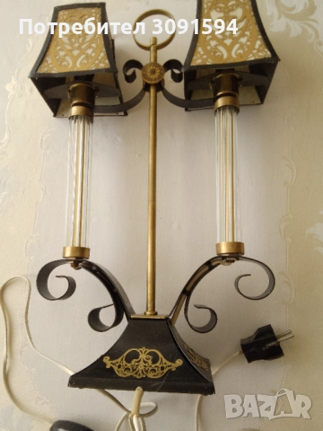  лампа  в  стил Арт Деко, около 50-те години на миналия век, Русия , снимка 2 - Настолни лампи - 51852069