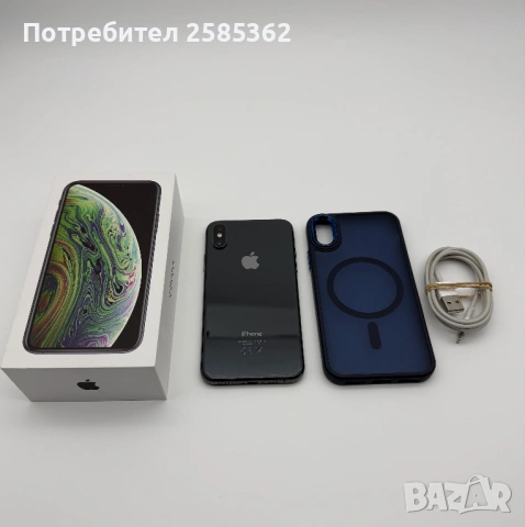 iPhone XS 64 Gb Space Grey / 100% Батерия / Перфектен