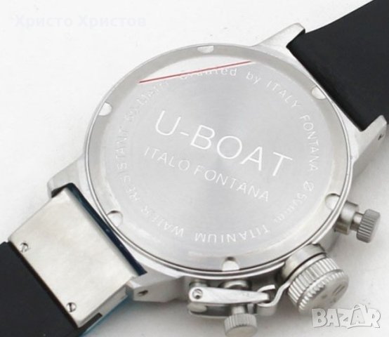 Мъжки луксозен часовник U-Boat, снимка 6 - Мъжки - 41660689