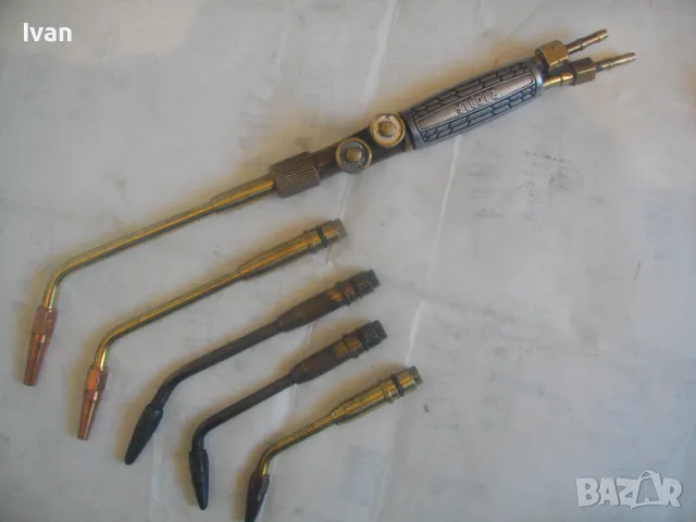 ПРОФЕСИОНАЛНА ОКСИЖЕННА АЦЕТИЛЕНОВА ГОРЕЛКА YLDIZ с 5 рамена и дюзи ОТЛИЧНА