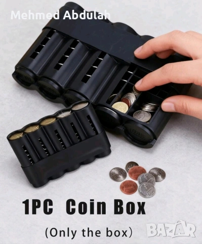 Многофункционален органайзер за евро монети 5-отделение, снимка 7 - Органайзери - 53158611