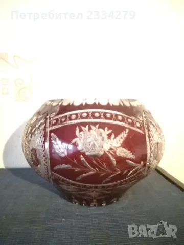 Стар немски блейкристал,,ХОФБАУЕР, колекция на Бъдс Рубин" Германия. 1985год. , снимка 3 - Антикварни и старинни предмети - 48454635