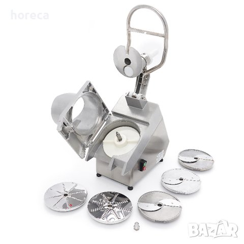 Автоматична зеленчукорезачка - до 450кг/ч, 5 включени диска, снимка 2 - Обзавеждане на кухня - 44372263