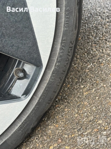 Джанти с гуми 215 45 20 Continental , снимка 2 - Гуми и джанти - 53593725