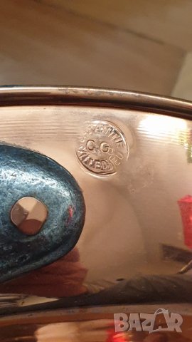 Стар барометър меден тиган, снимка 9 - Антикварни и старинни предмети - 42563567