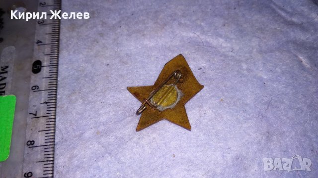 БНЖС Стара ЕМАЙЛИРАНА РЯДКА БРОНЗОВА СОЦ НРБ ЗНАЧКА ЖЕНСКИ СЪЮЗ 34260, снимка 5 - Колекции - 38970046