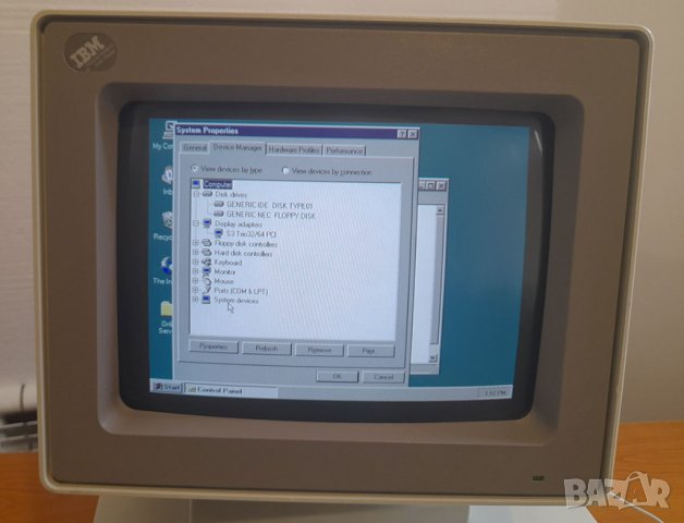 ⭐Продавам ретро компютър IBM330-75 Pentium 75MHz Socket 5!, снимка 5 - Антикварни и старинни предмети - 40437422