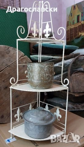 Възрожденски тенджери: стара тенжера, мед и С маркировка! "Шумень", ъглова етажерка сгъваема, метал, снимка 13 - Антикварни и старинни предмети - 33417103