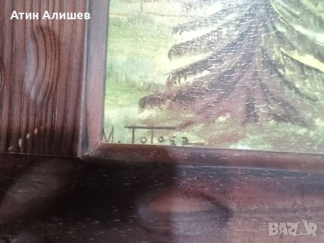 Авторска маслена картина на фазер , снимка 2 - Картини - 41547059