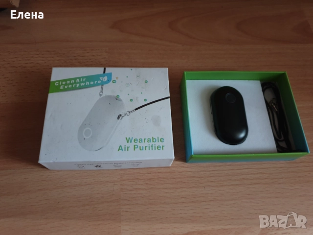 Преносим въздухопречиствател (стерилизатор на прах, полени, цигарен дим) в колие  