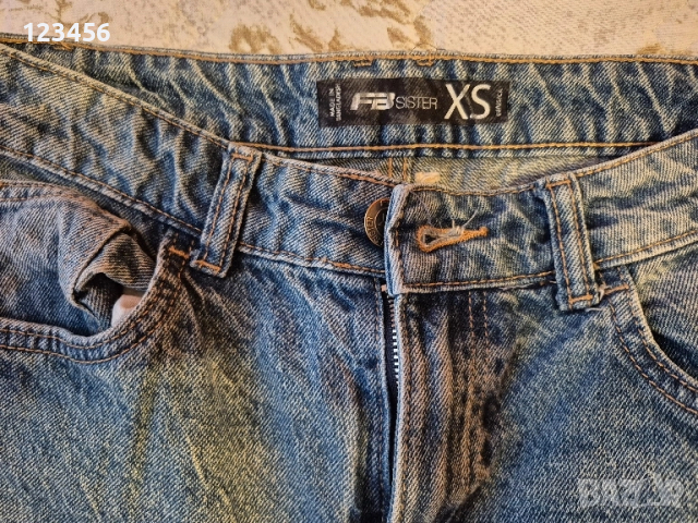 Дънки широк крачол, снимка 6 - Дънки - 52345005