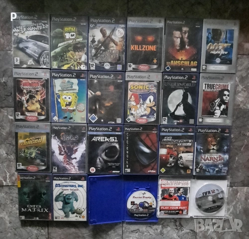 Play station 2 дискове и мемори кард