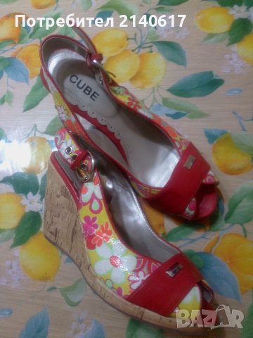 Многоцветни сандали CUBE N:39, снимка 5 - Сандали - 41489810
