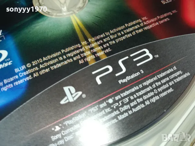 BLUR SONY PS3 GAME 1003251721, снимка 14 - Игри за PlayStation - 49437727