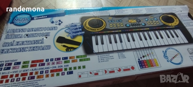 детска йоника с микрофон, снимка 4 - Музикални играчки - 51713098