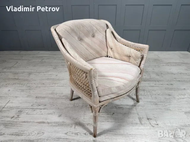 Кресло - ратан, масив В007, снимка 7 - Дивани и мека мебел - 56022578
