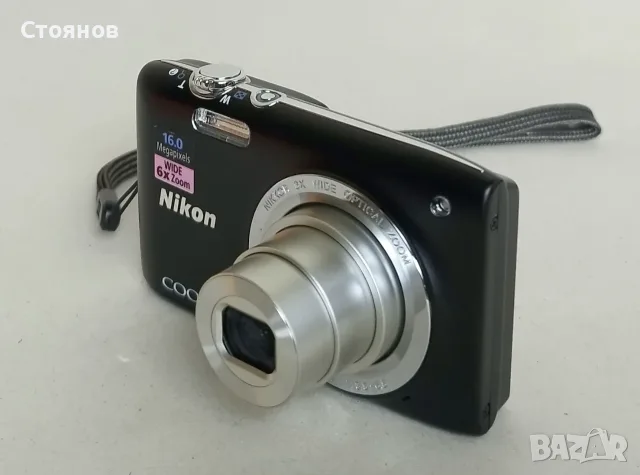 Дигитален фотоапарат Nikon Coolpix S2700 / 16MP / Wide / 6 x Zoom , снимка 3 - Фотоапарати - 56104303